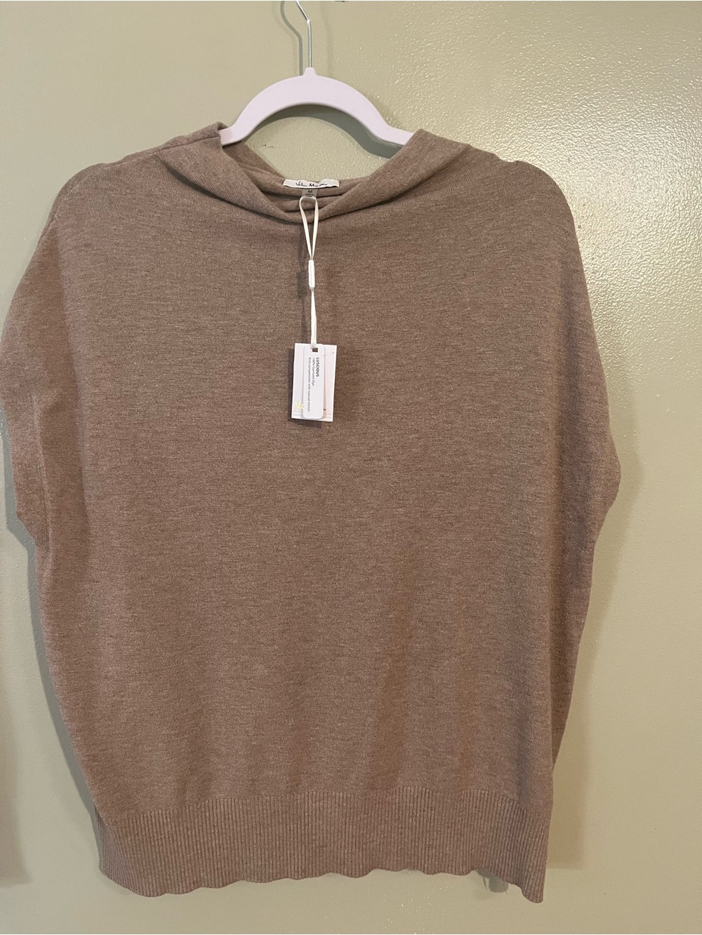 Villa Milano Sift Cozy Nylon Blend Sleeveless Sweater Knit M NWT